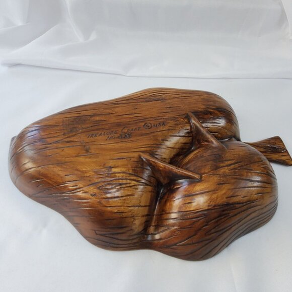 Treasure Craft USA No. 318 Vintage Leaf-Shaped Divided Serving Dish 13" MCM - Picture 13 of 16